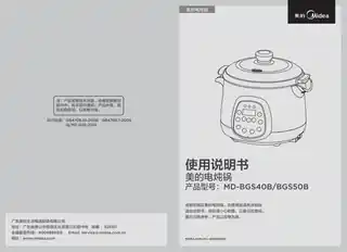 Midea美的 电炖锅MD-BGS40BWBGS40B600W4L